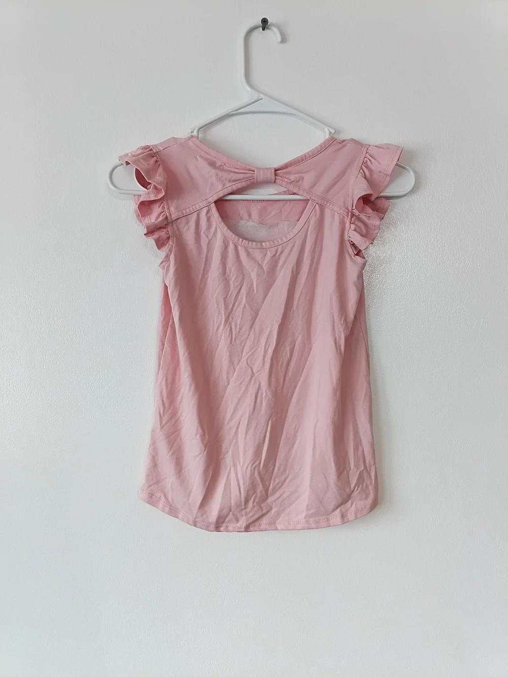 Girls Pink Sequin 'LOVE' Tank Top & Blue Denim Leggings Set Size 7/8